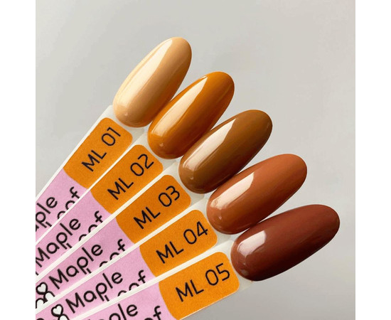 Изображение 2 Гель-лак Toki Toki Maple Leaf 5 мл, № 01, Объем (мл, г): 5, Цвет: 001