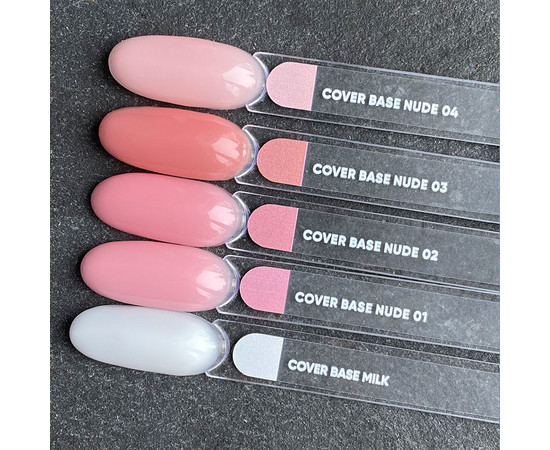 Зображення 4 Nails of the Day Cover base milk – ніжно-молочна камуфлююча база для нігтів, 10 мл, Об'єм (мл, г): 10, Колір: milk 01