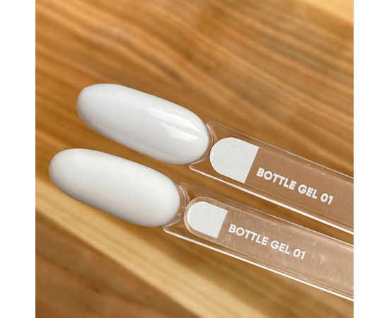 Зображення 2 Nails of the Day Bottle gel 01 –  білий надміцний гель, 10 мл, Об'єм (мл, г): 10, Колір: 01
