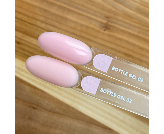 Зображення 2 Nails of the Day Bottle gel 02 –  надміцний гель (блідно-рожевий), 10 мл, Об'єм (мл, г): 10, Колір: 02