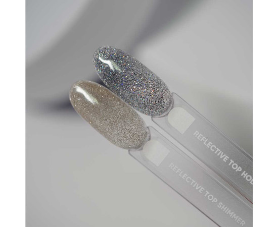 Зображення 3 Nails of the Day Top Reflective Holographic – світловідбиваючий голографічний топ без липкого шару для нігтів, 10 мл