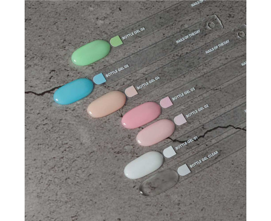 Зображення 2 Nails of the Day Bottle gel clear –  прозорий надміцний гель, 10 мл