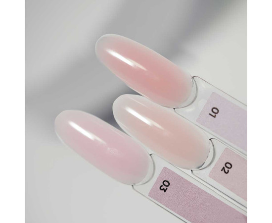 Зображення 2 Nails of the Day Polygel nude 03 — Полігель блідно-рожевий дрібнозернистий, 30 мг