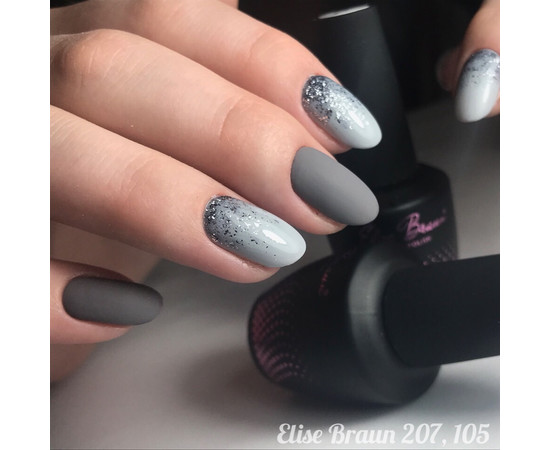 Зображення 4 Гель лак для нігтів Elise Braun 10 мл, № 207, Об'єм (мл, г): 10, Колір: 207