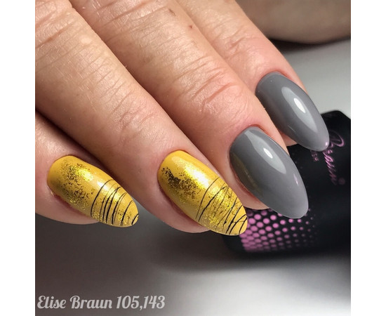 Зображення 4 Гель лак для нігтів Elise Braun 10 мл, № 143, Об'єм (мл, г): 10, Колір: 143