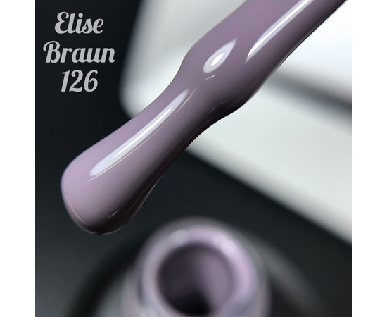 Зображення 2 Гель лак для нігтів Elise Braun 10 мл, № 126, Об'єм (мл, г): 10, Колір: 126