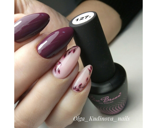 Зображення 4 Гель лак для нігтів Elise Braun 10 мл, № 127, Об'єм (мл, г): 10, Колір: 127