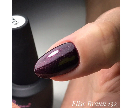 Зображення 4 Гель лак для нігтів Elise Braun 10 мл, № 132, Об'єм (мл, г): 10, Колір: 132