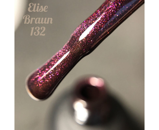 Зображення 2 Гель лак для нігтів Elise Braun 10 мл, № 132, Об'єм (мл, г): 10, Колір: 132
