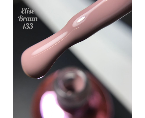 Зображення 2 Гель лак для нігтів Elise Braun 10 мл, № 133, Об'єм (мл, г): 10, Колір: 133