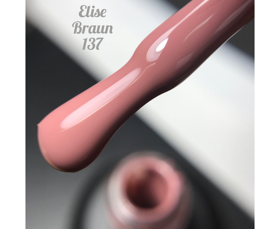 Зображення 2 Гель лак для нігтів Elise Braun 10 мл, № 137, Об'єм (мл, г): 10, Колір: 137