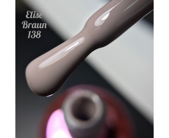Зображення 2 Гель лак для нігтів Elise Braun 10 мл, № 138, Об'єм (мл, г): 10, Колір: 138