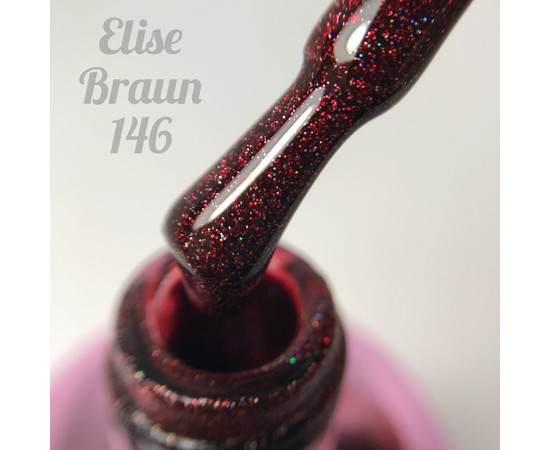 Зображення 2 Гель лак для нігтів Elise Braun 10 мл, № 146, Об'єм (мл, г): 10, Колір: 146