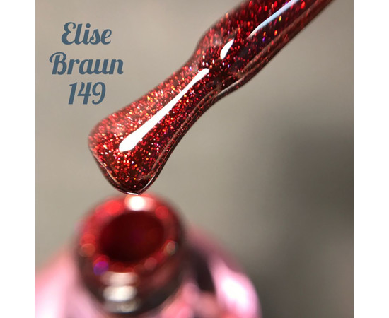 Зображення 2 Гель лак для нігтів Elise Braun 10 мл, № 149, Об'єм (мл, г): 10, Колір: 149