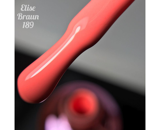 Зображення 2 Гель лак для нігтів Elise Braun 10 мл, № 189, Об'єм (мл, г): 10, Колір: 189