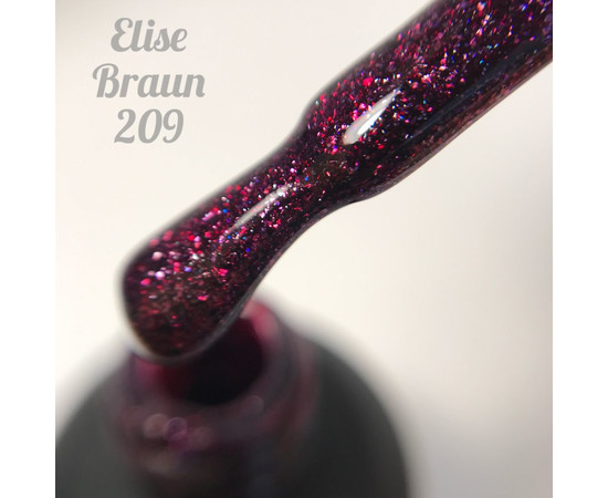 Зображення 2 Гель лак для нігтів Elise Braun 10 мл, № 209, Об'єм (мл, г): 10, Колір: 209