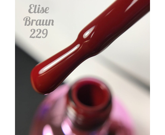 Зображення 2 Гель лак для нігтів Elise Braun 10 мл, № 229, Об'єм (мл, г): 10, Колір: 229