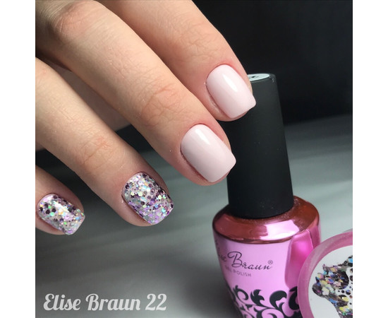Изображение 4 Гель лак для ногтей Elise Braun 10 мл, № 022, Объем (мл, г): 10, Цвет: 022