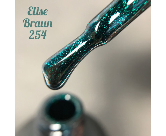Зображення 2 Гель лак для нігтів Elise Braun 10 мл, № 254, Об'єм (мл, г): 10, Колір: 254