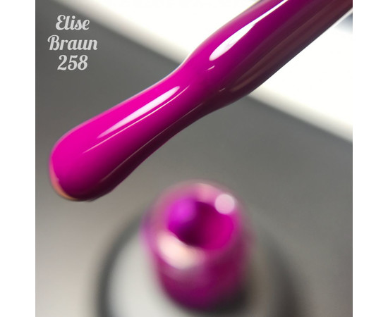 Зображення 2 Гель лак для нігтів Elise Braun 10 мл, № 258, Об'єм (мл, г): 10, Колір: 258