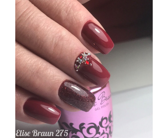Зображення 3 Гель лак для нігтів Elise Braun 10 мл, № 275, Об'єм (мл, г): 10, Колір: 275