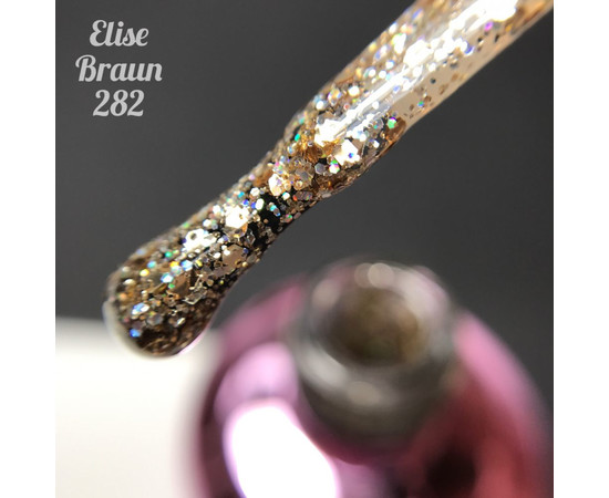 Зображення 2 Гель лак для нігтів Elise Braun 10 мл, № 282, Об'єм (мл, г): 10, Колір: 282