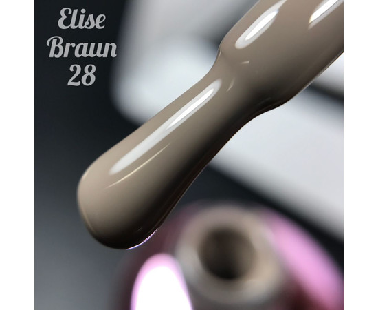 Изображение 2 Гель лак для ногтей Elise Braun 10 мл, № 028, Объем (мл, г): 10, Цвет: 028