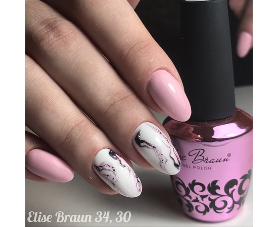Зображення 4 Гель лак для нігтів Elise Braun 10 мл, № 034, Об'єм (мл, г): 10, Колір: 034