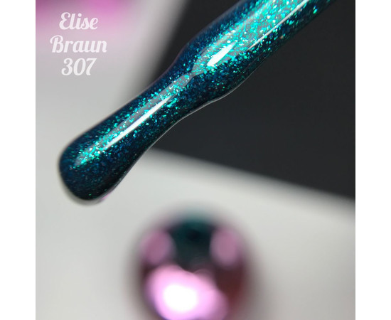 Зображення 2 Гель лак для нігтів Elise Braun 10 мл, № 307, Об'єм (мл, г): 10, Колір: 307