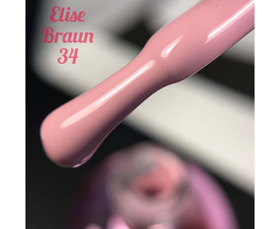 Зображення 2 Гель лак для нігтів Elise Braun 10 мл, № 034, Об'єм (мл, г): 10, Колір: 034