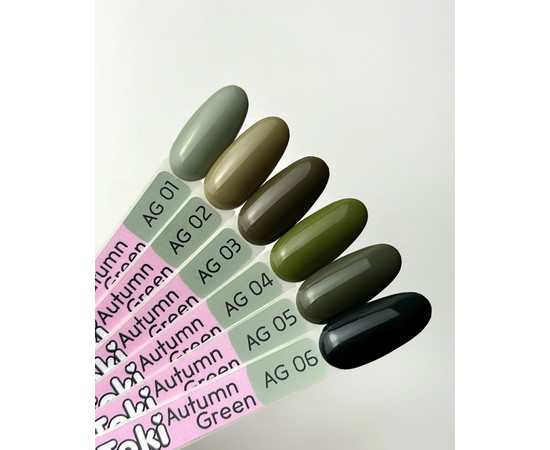 Зображення 2 Гель-лак Toki-Toki Autumn Green 5 мл, AG03, Об'єм (мл, г): 5, Колір: 003