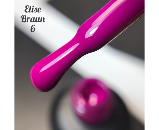 Зображення 2 Гель лак для нігтів Elise Braun 10 мл, № 006, Об'єм (мл, г): 10, Колір: 006