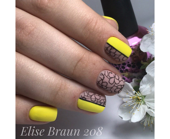 Зображення 4 Гель лак для нігтів Elise Braun 10 мл, № 208, Об'єм (мл, г): 10, Колір: 208