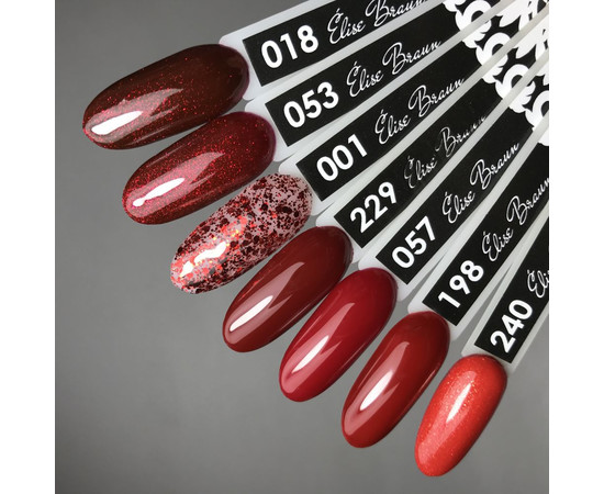 Зображення 3 Гель лак для нігтів Elise Braun 10 мл, № 198, Об'єм (мл, г): 10, Колір: 198