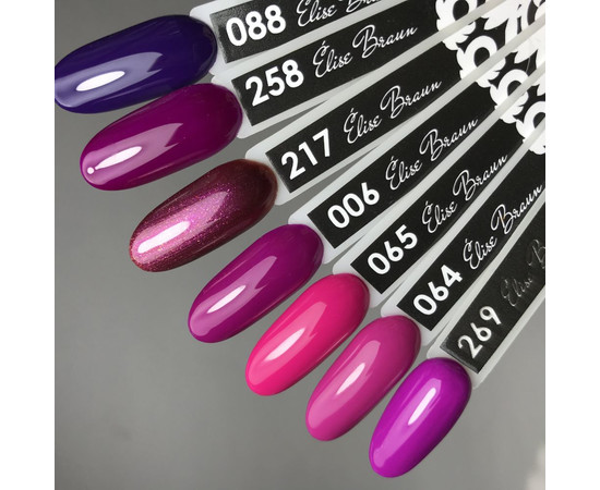 Зображення 3 Гель лак для нігтів Elise Braun 10 мл, № 065, Об'єм (мл, г): 10, Колір: 065