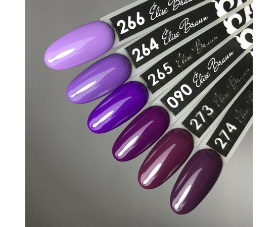 Зображення 2 Гель лак для нігтів Elise Braun 10 мл, № 265, Об'єм (мл, г): 10, Колір: 265