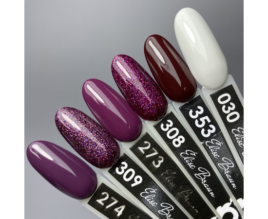 Зображення 2 Гель лак для нігтів Elise Braun 10 мл, № 353, Об'єм (мл, г): 10, Колір: 353