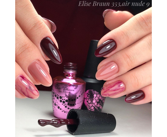 Зображення 4 Гель лак для нігтів Elise Braun 10 мл, № 353, Об'єм (мл, г): 10, Колір: 353