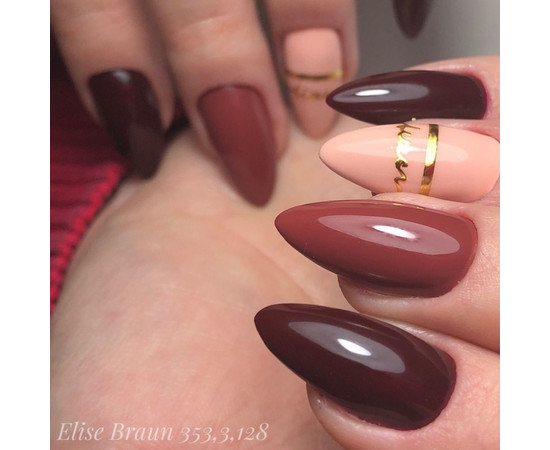 Зображення 4 Гель лак для нігтів Elise Braun 10 мл, № 003, Об'єм (мл, г): 10, Колір: 003