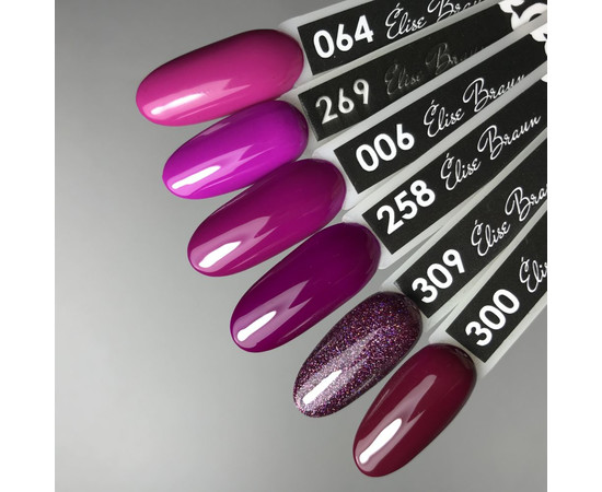Зображення 3 Гель лак для нігтів Elise Braun 10 мл, № 300, Об'єм (мл, г): 10, Колір: 300