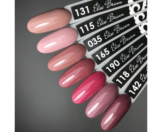 Изображение 3 Гель лак для ногтей Elise Braun 10 мл, № 142, Объем (мл, г): 10, Цвет: 142