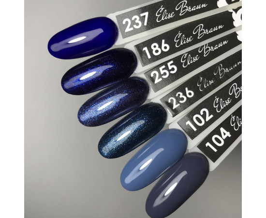 Зображення 3 Гель лак для нігтів Elise Braun 10 мл, № 186, Об'єм (мл, г): 10, Колір: 186