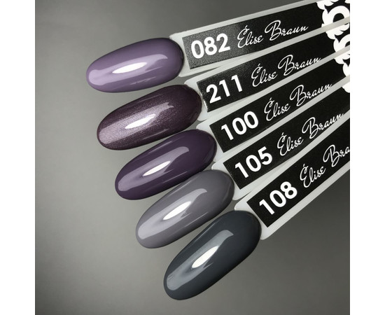 Зображення 3 Гель лак для нігтів Elise Braun 10 мл, № 108, Об'єм (мл, г): 10, Колір: 108