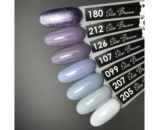 Зображення 3 Гель лак для нігтів Elise Braun 10 мл, № 207, Об'єм (мл, г): 10, Колір: 207