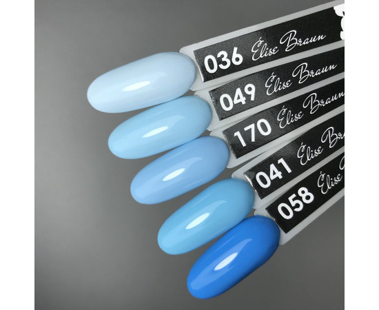 Изображение 2 Гель лак для ногтей Elise Braun 10 мл, № 049, Объем (мл, г): 10, Цвет: 049