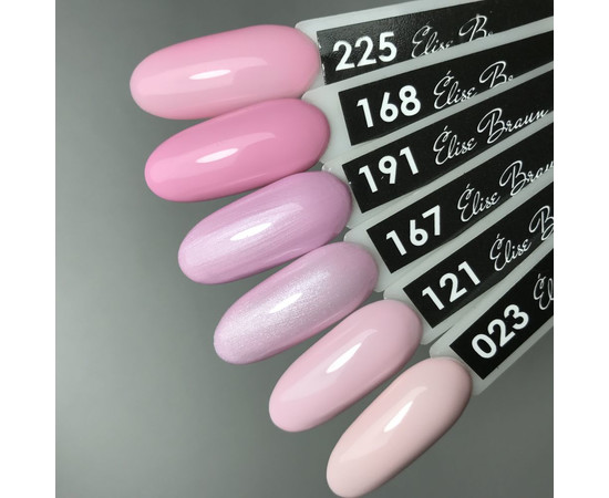 Зображення 3 Гель лак для нігтів Elise Braun 10 мл, № 121, Об'єм (мл, г): 10, Колір: 121