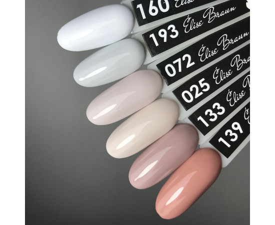 Зображення 3 Гель лак для нігтів Elise Braun 10 мл, № 025, Об'єм (мл, г): 10, Колір: 025