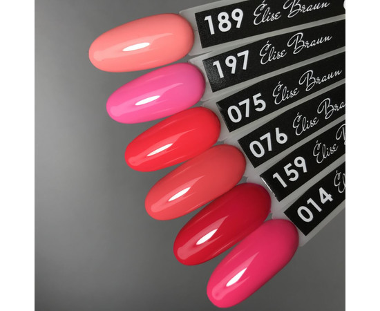 Изображение 3 Гель лак для ногтей Elise Braun 10 мл, № 014, Объем (мл, г): 10, Цвет: 014