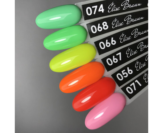 Зображення 2 Гель лак для нігтів Elise Braun 10 мл, № 067, Об'єм (мл, г): 10, Колір: 067
