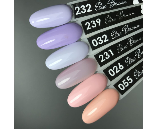 Зображення 3 Гель лак для нігтів Elise Braun 10 мл, № 239, Об'єм (мл, г): 10, Колір: 239